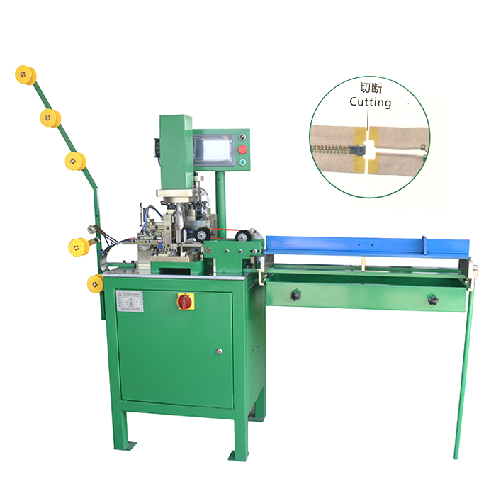 Automatic ultrasonic opening cutting machine for metal and nylon
